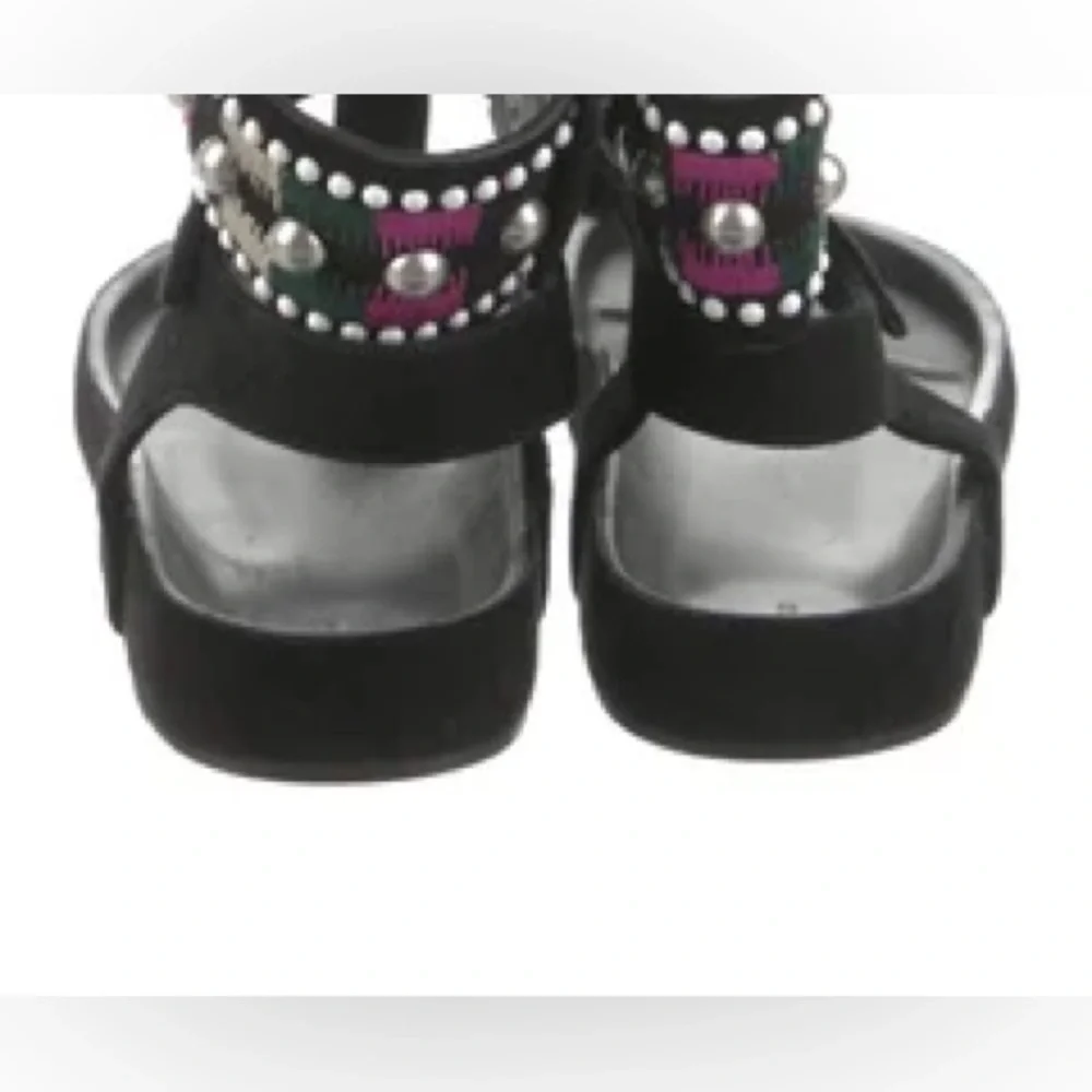 Leather Studded Accents Sandals - Picture 4 of 6